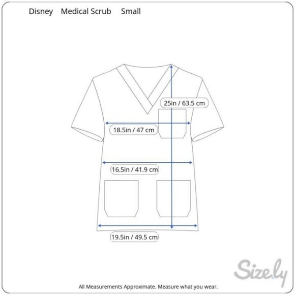 Disney Medical Scrub Shirt Womens Halloween Mickey Minnie Mouse Witch Vampire - Picture 2 of 10